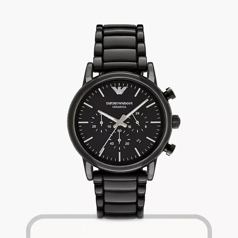 Emporio Armani Luigi Chronograph Black Dial Men's Watch | AR1507